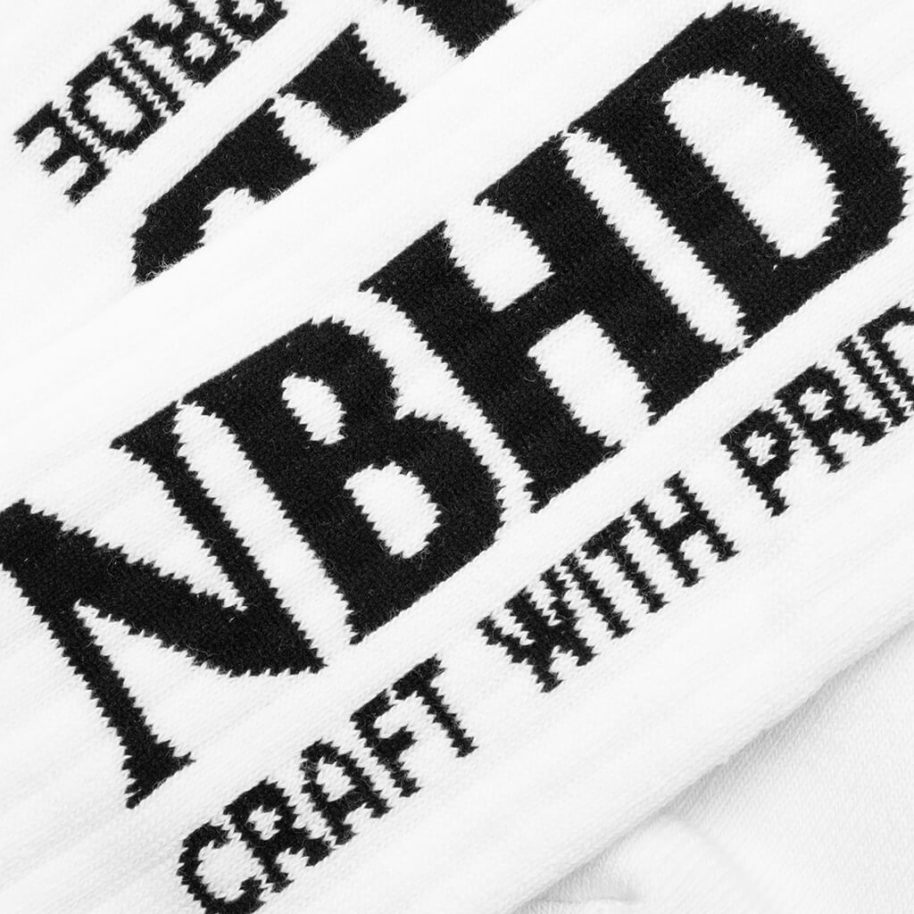 Logo Socks - White