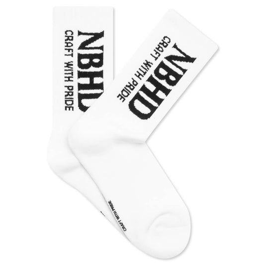 Logo Socks - White