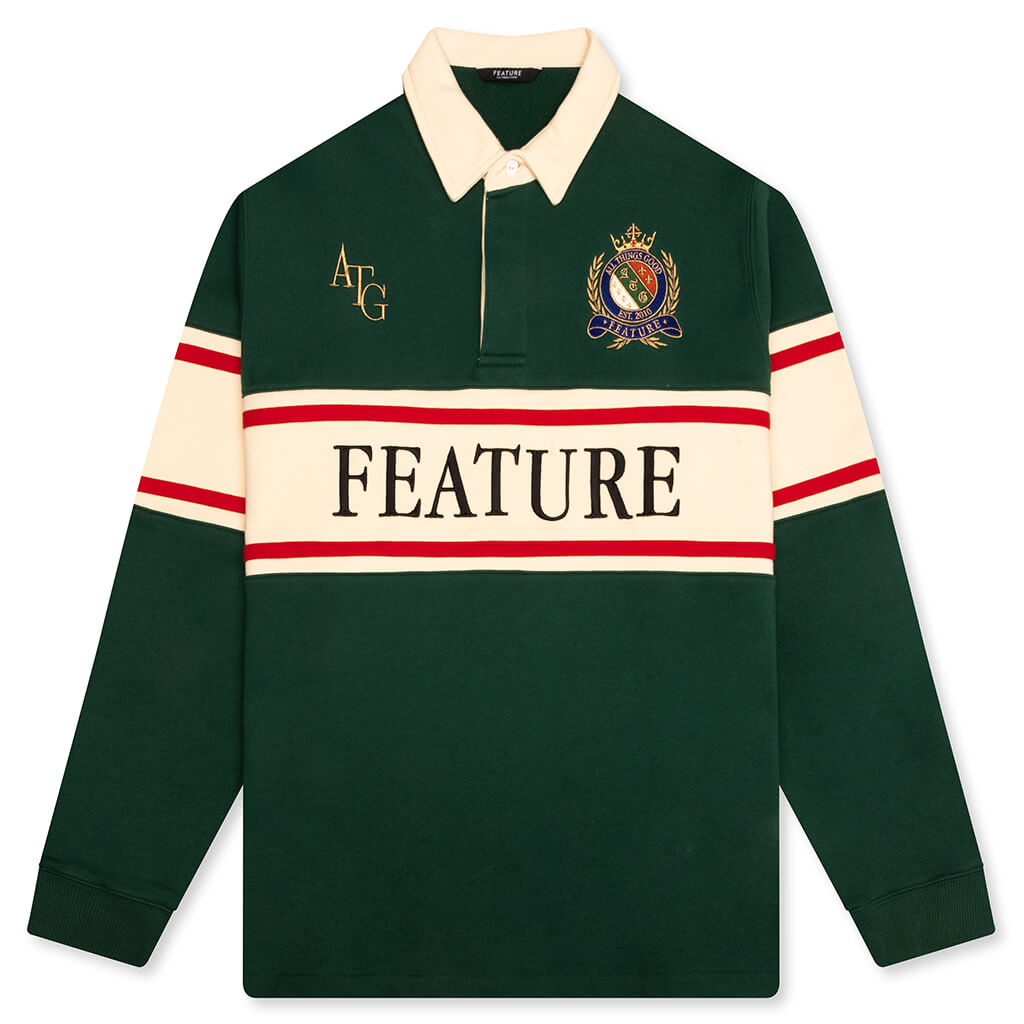 Lomu Rugby Polo - Dark Green