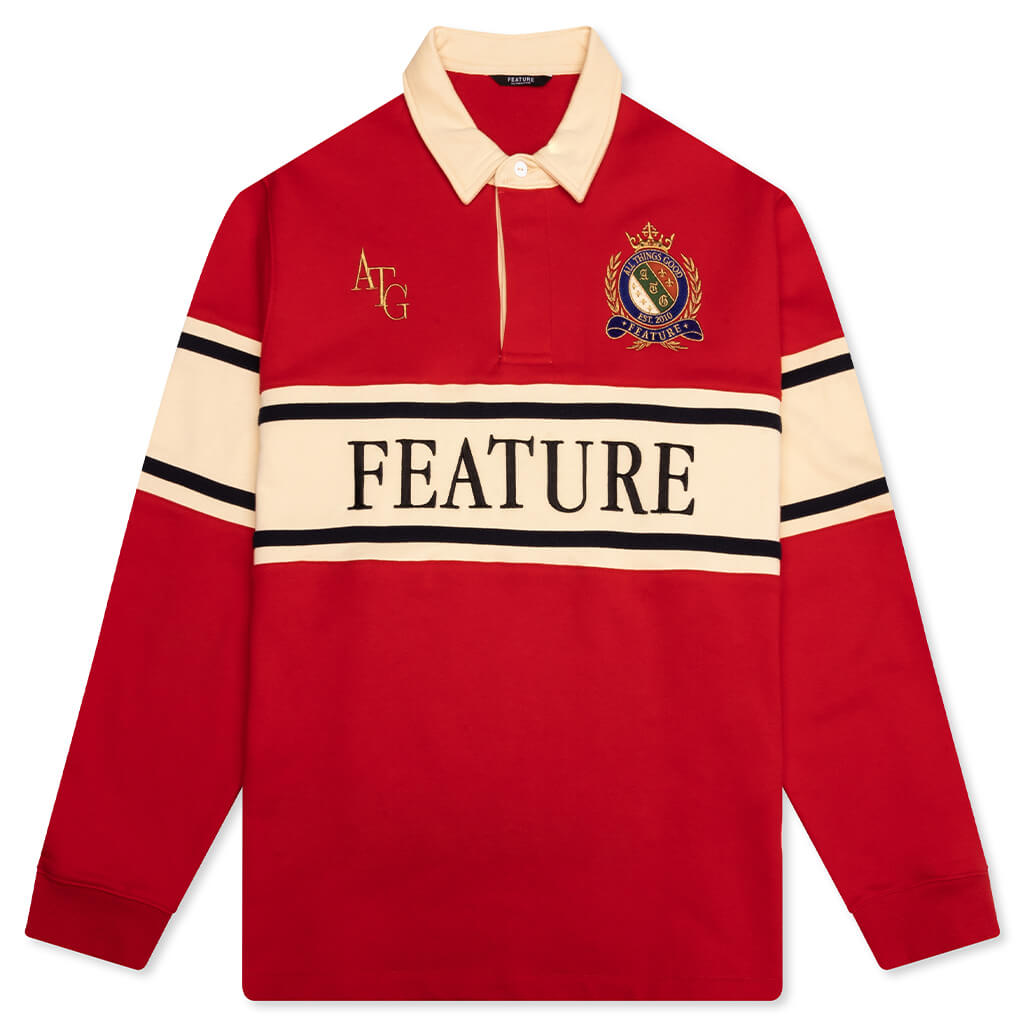 Lomu Rugby Polo - Red