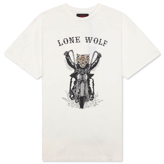 Lone Wolf Tee - Light Archival White