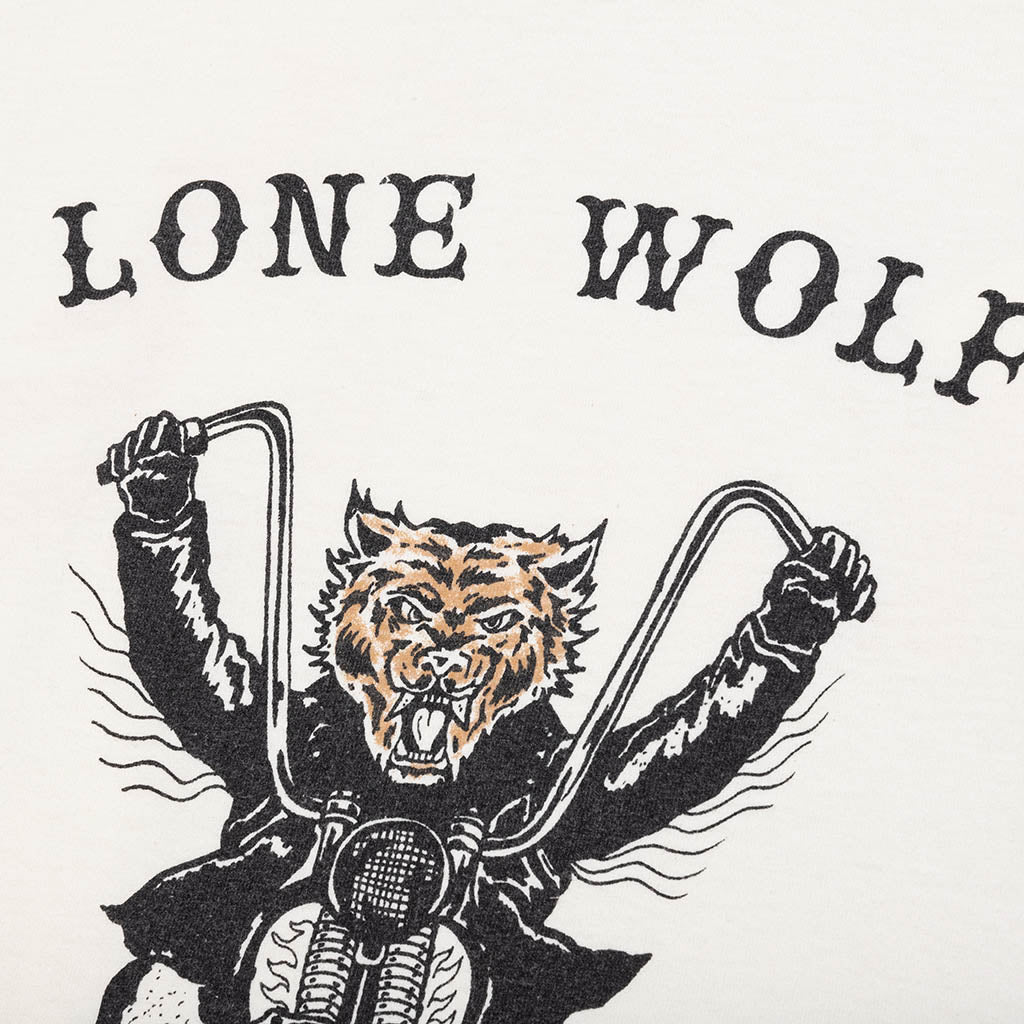 Lone Wolf Tee - Light Archival White