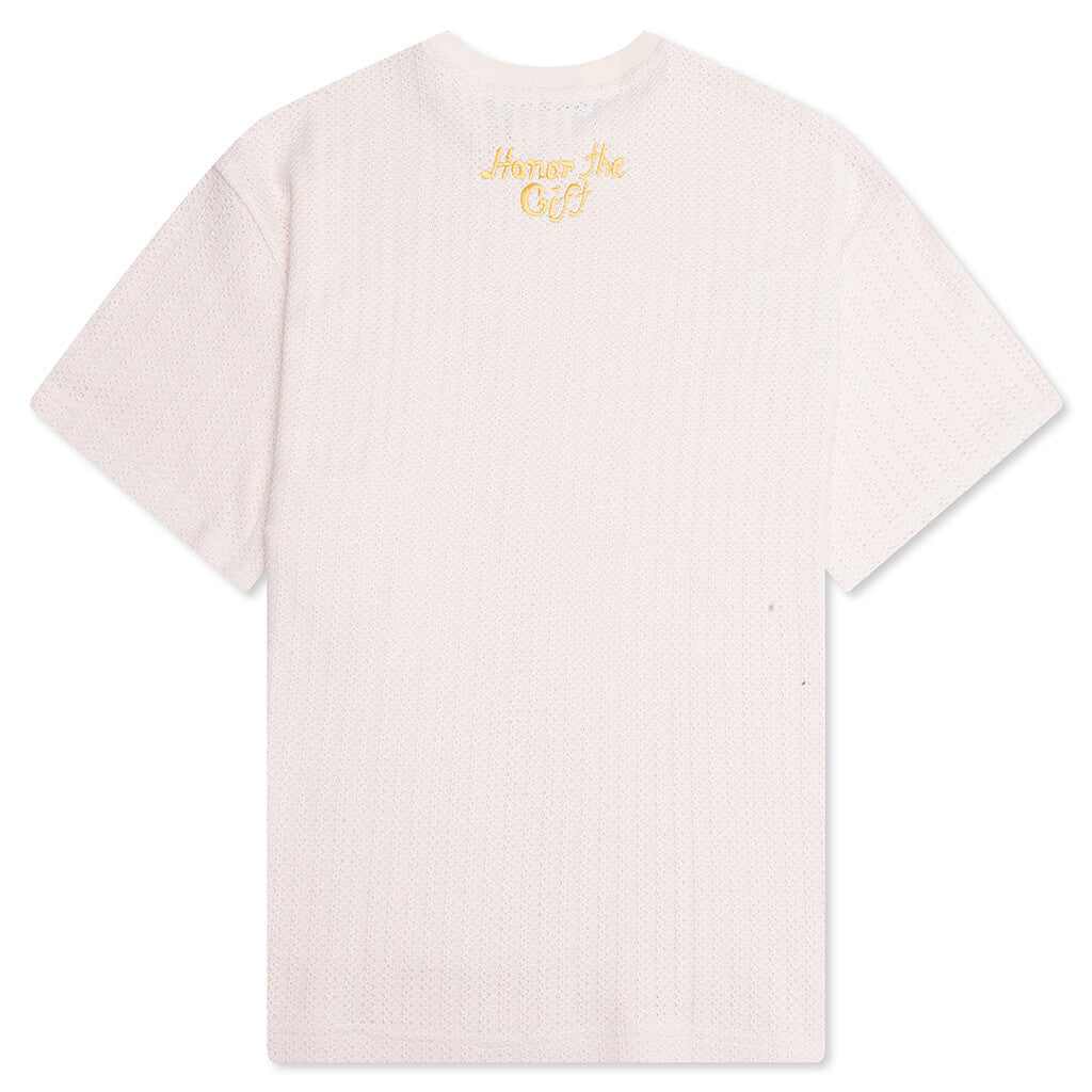 Knit Box Tee - Bone