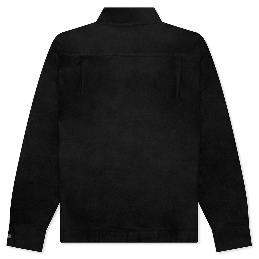 Long Sleeve Overshirt - Black