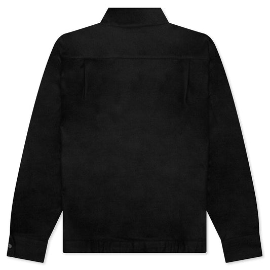 Long Sleeve Overshirt - Black