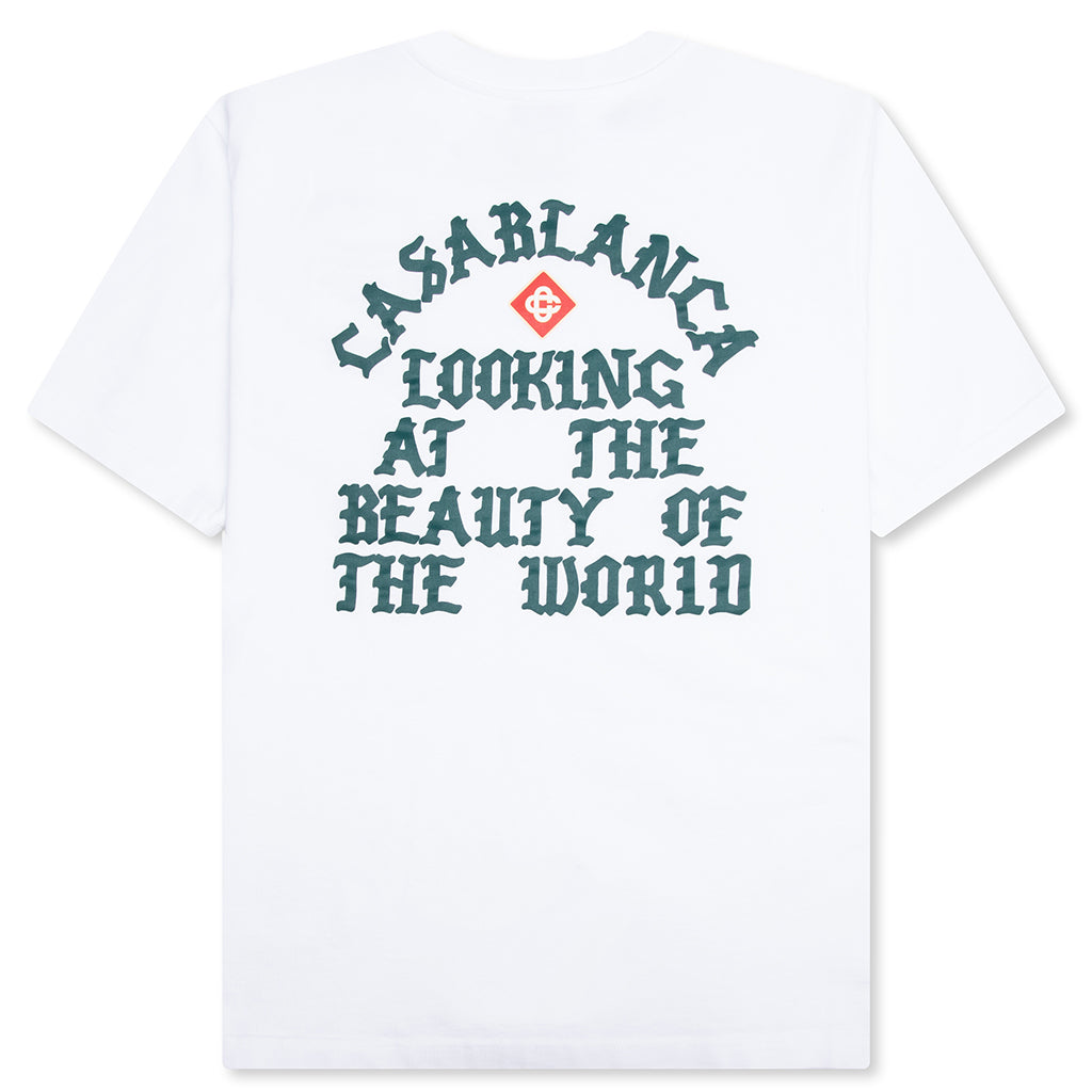 Beauty of the World Printed T-Shirt - White