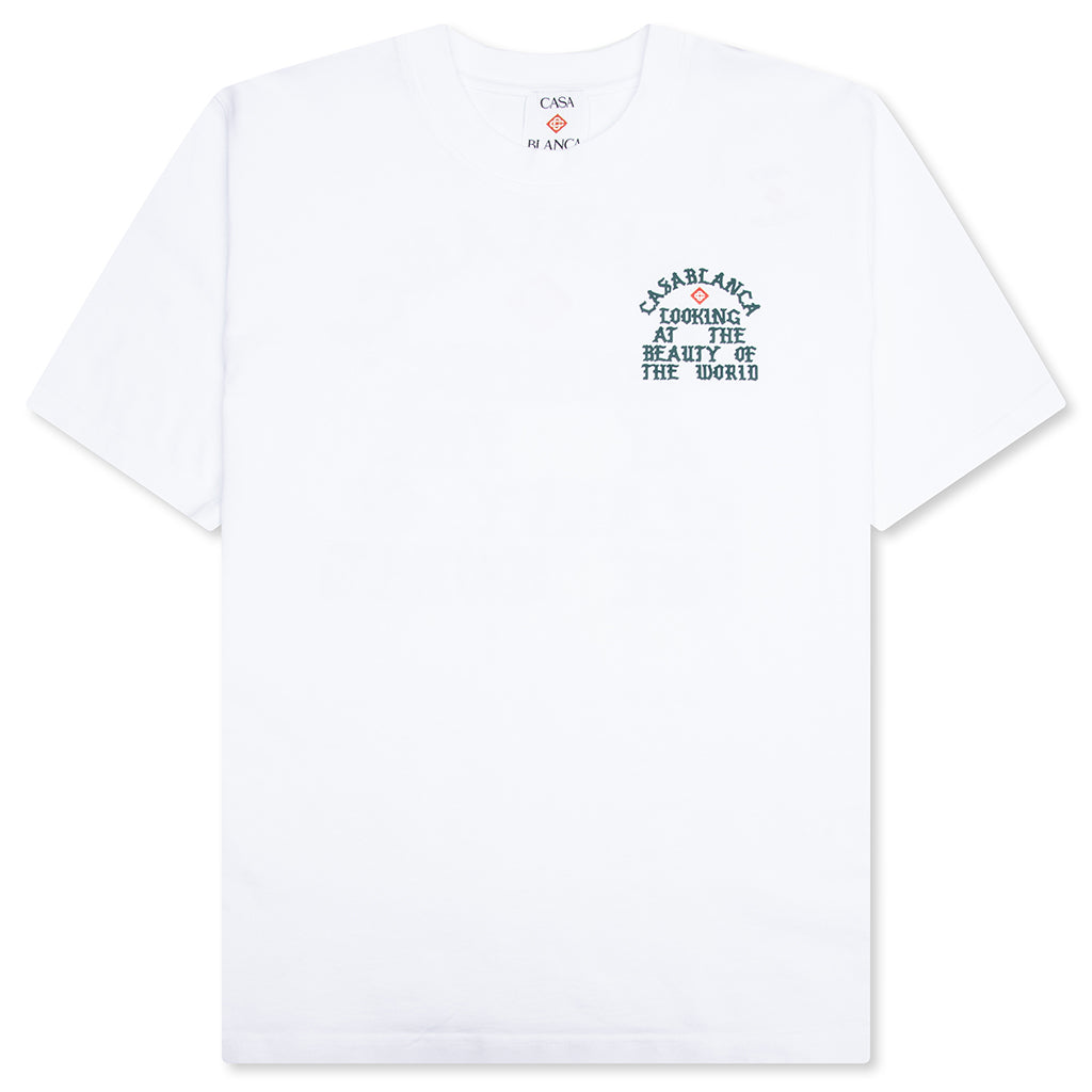 Beauty of the World Printed T-Shirt - White