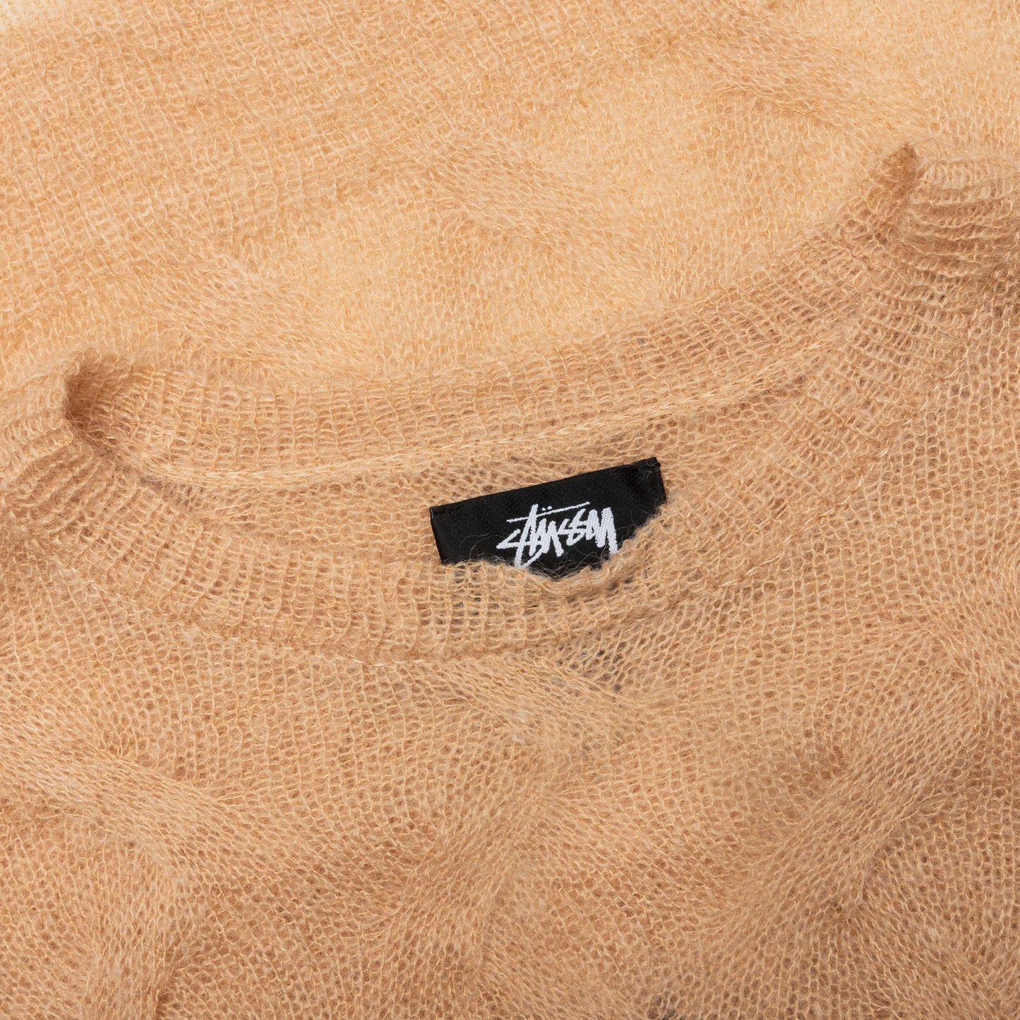 Loose Knit Cross Cable - Sand