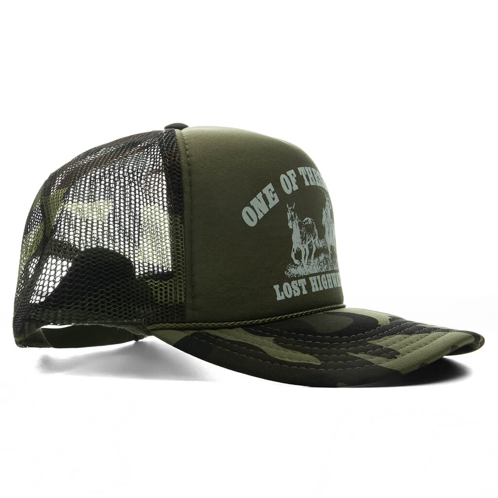 Lost Highway Trucker - Dark Green Camo