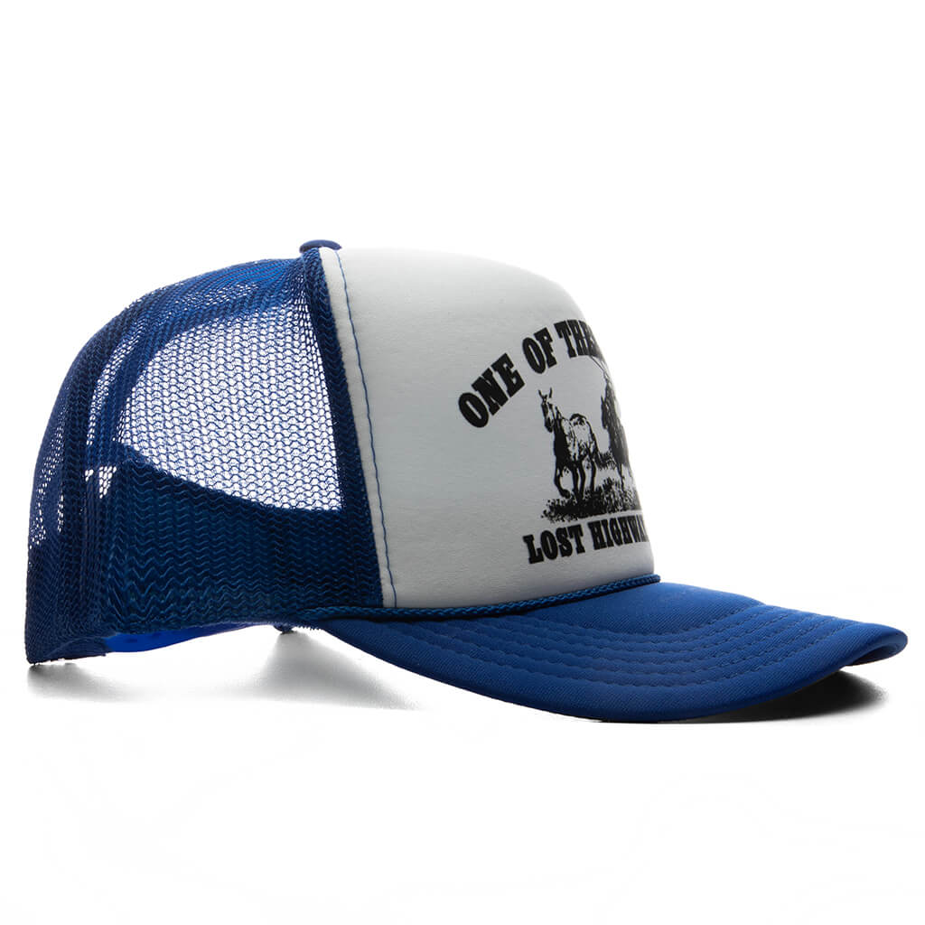 Lost Highway Trucker - Royal Blue/White