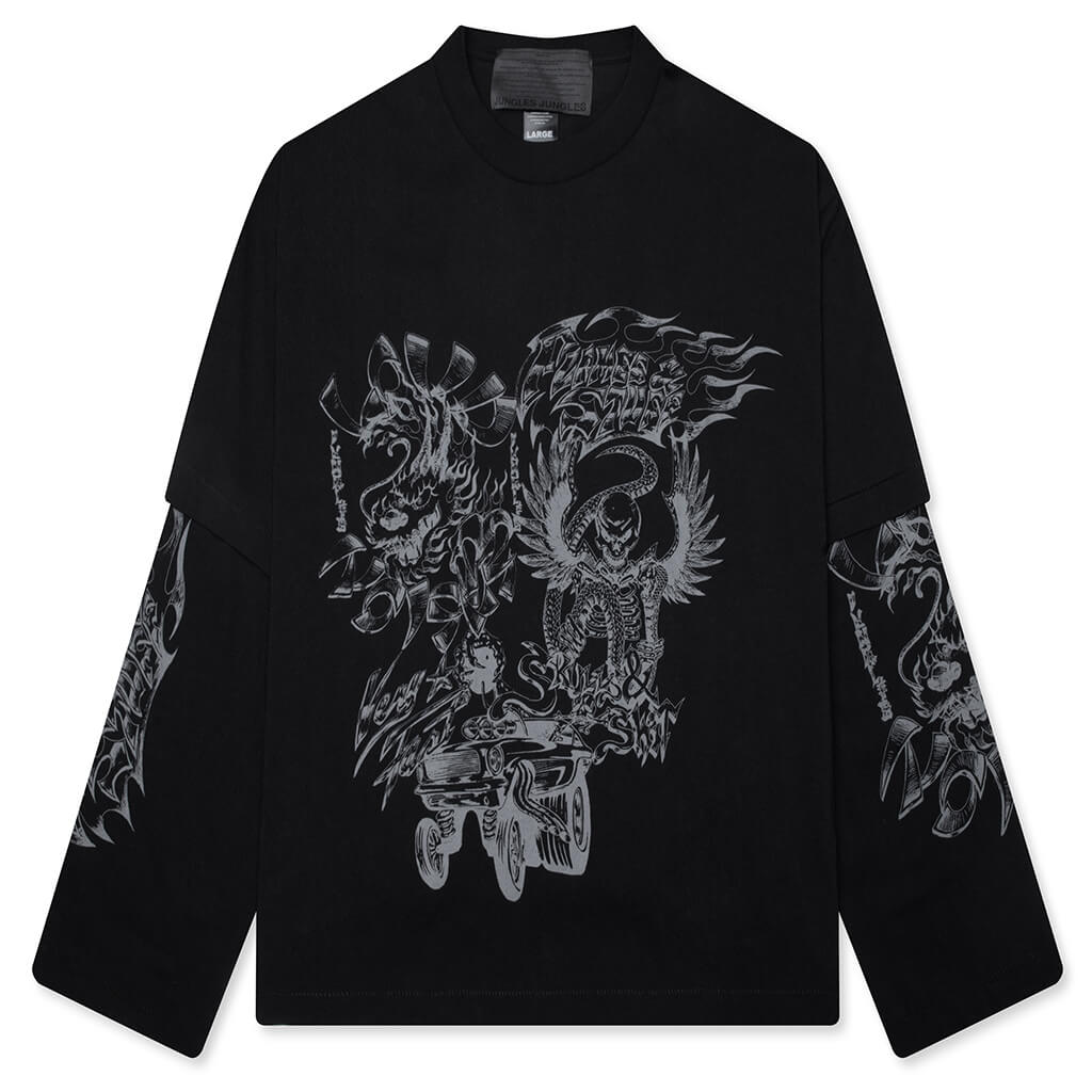 Loud Noises Long Sleeve Tee - Black