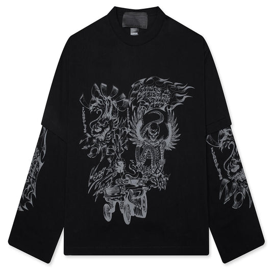 Loud Noises Long Sleeve Tee - Black
