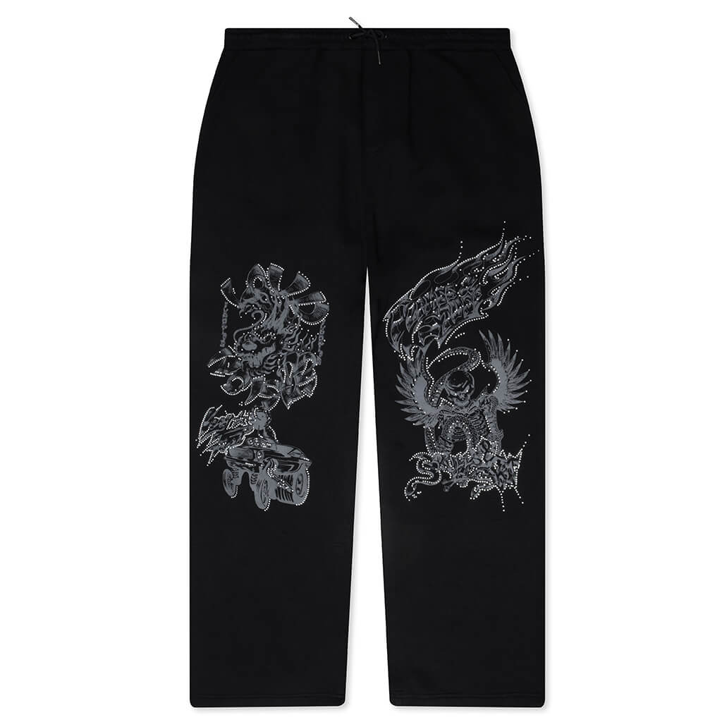 Loud Noises Track Pant - Black