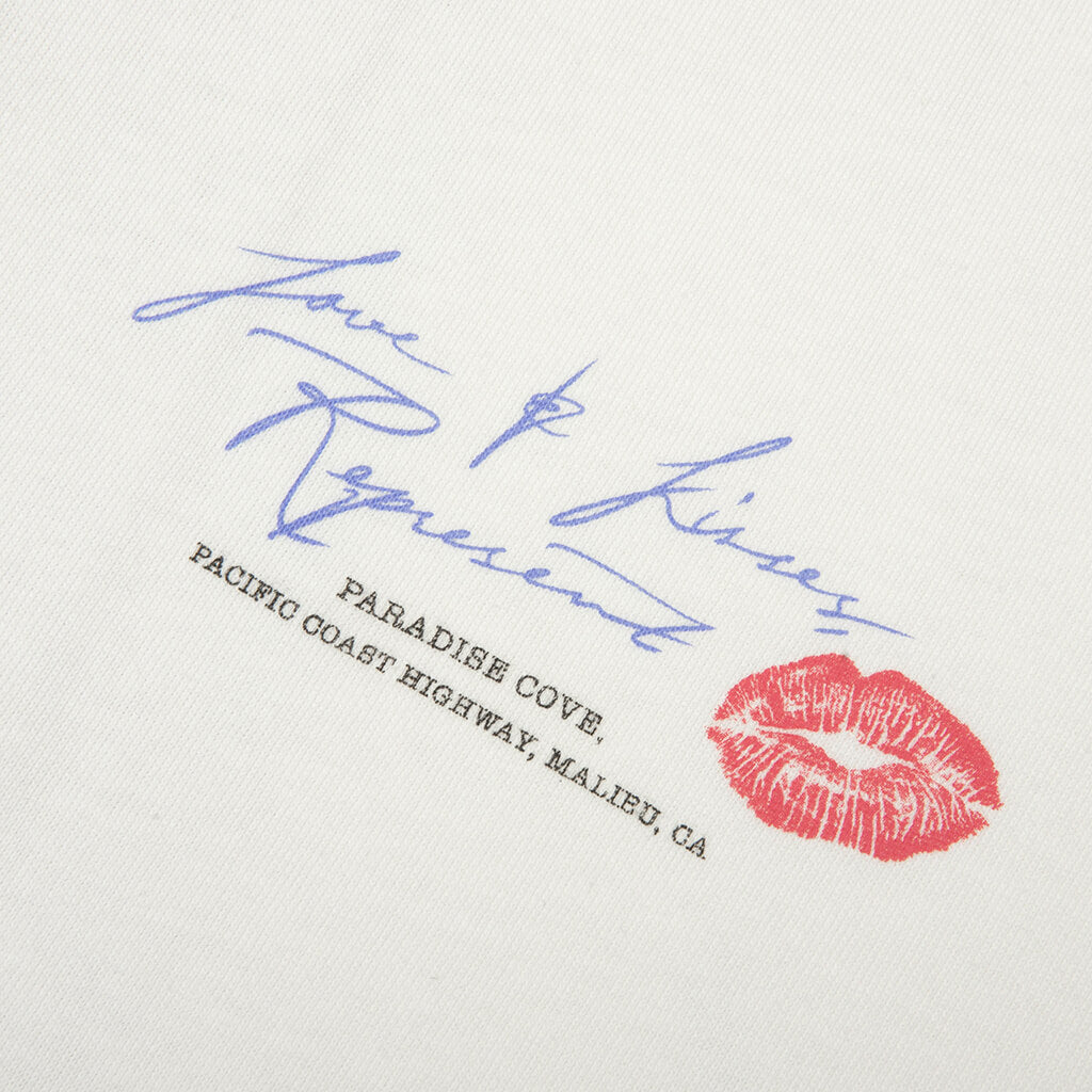 Love And Kisses T-Shirt - Flat White