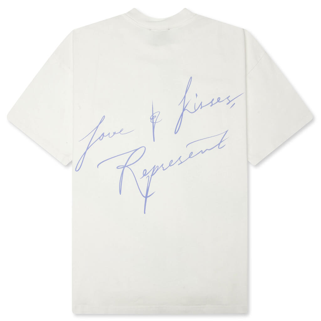 Love And Kisses T-Shirt - Flat White