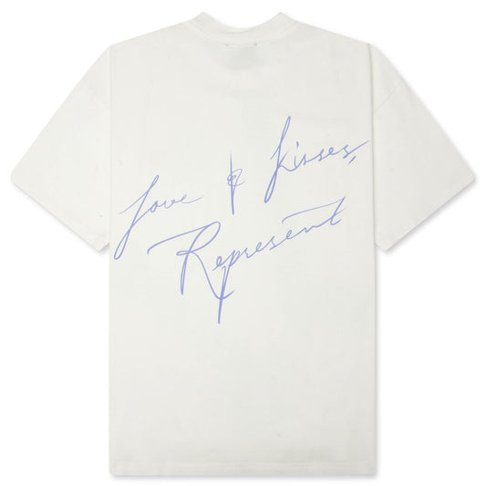 Love And Kisses T-Shirt - Flat White