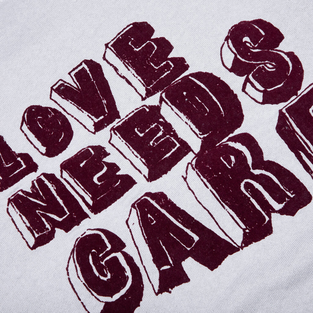 Love Needs Care Crewneck - Light Blue