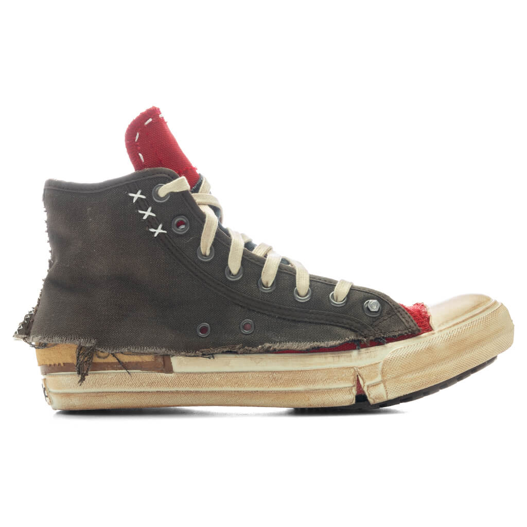 Love To Death Sneakers - Red/Brown