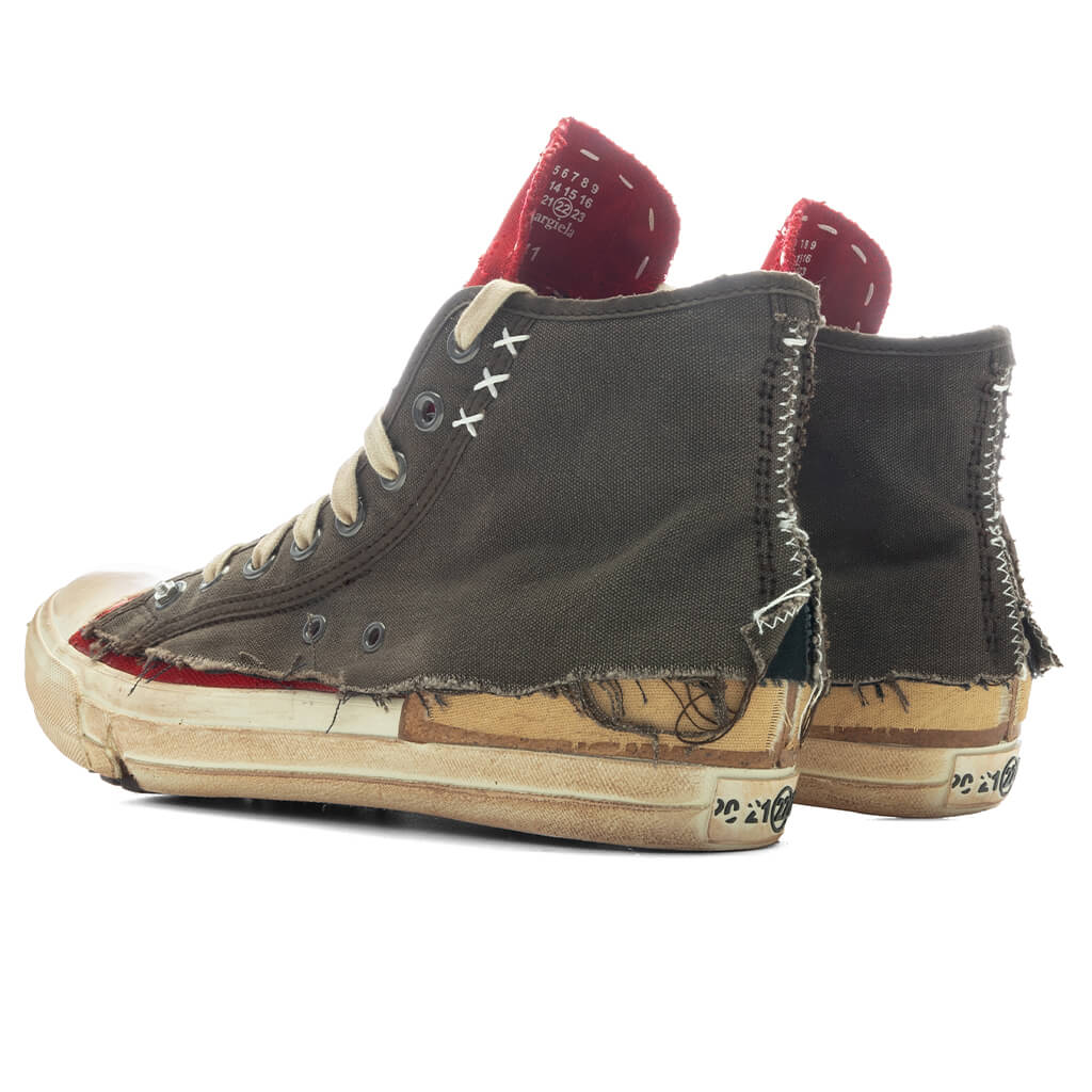 Love To Death Sneakers - Red/Brown