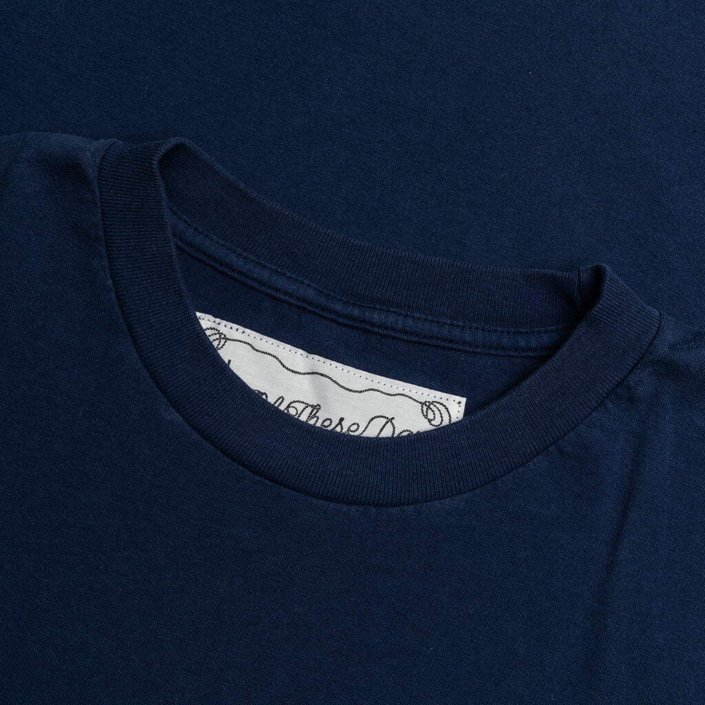 Lucky Number 73 S/S T-Shirt - Sun Faded Navy