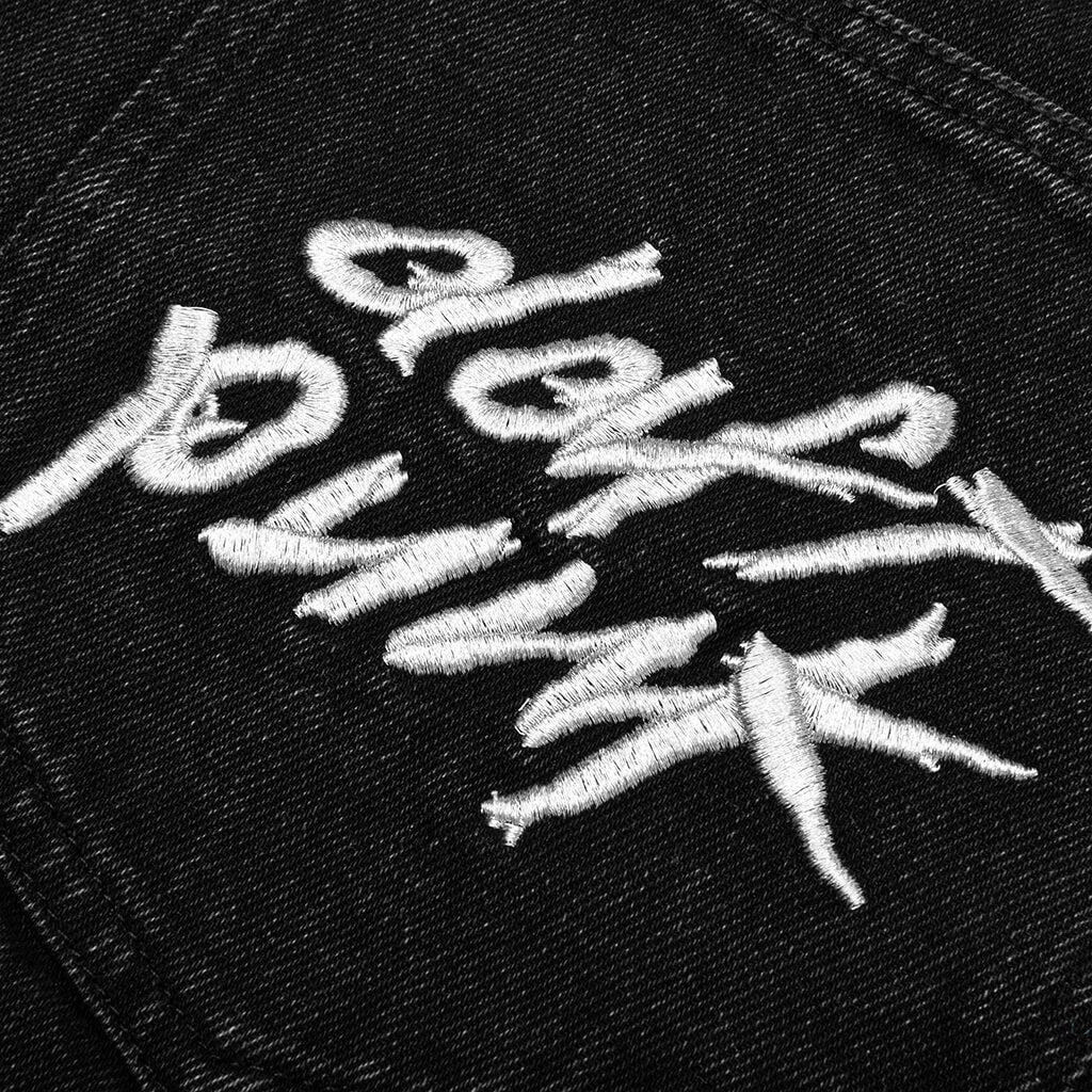 Lucky Studded Jorts - Black