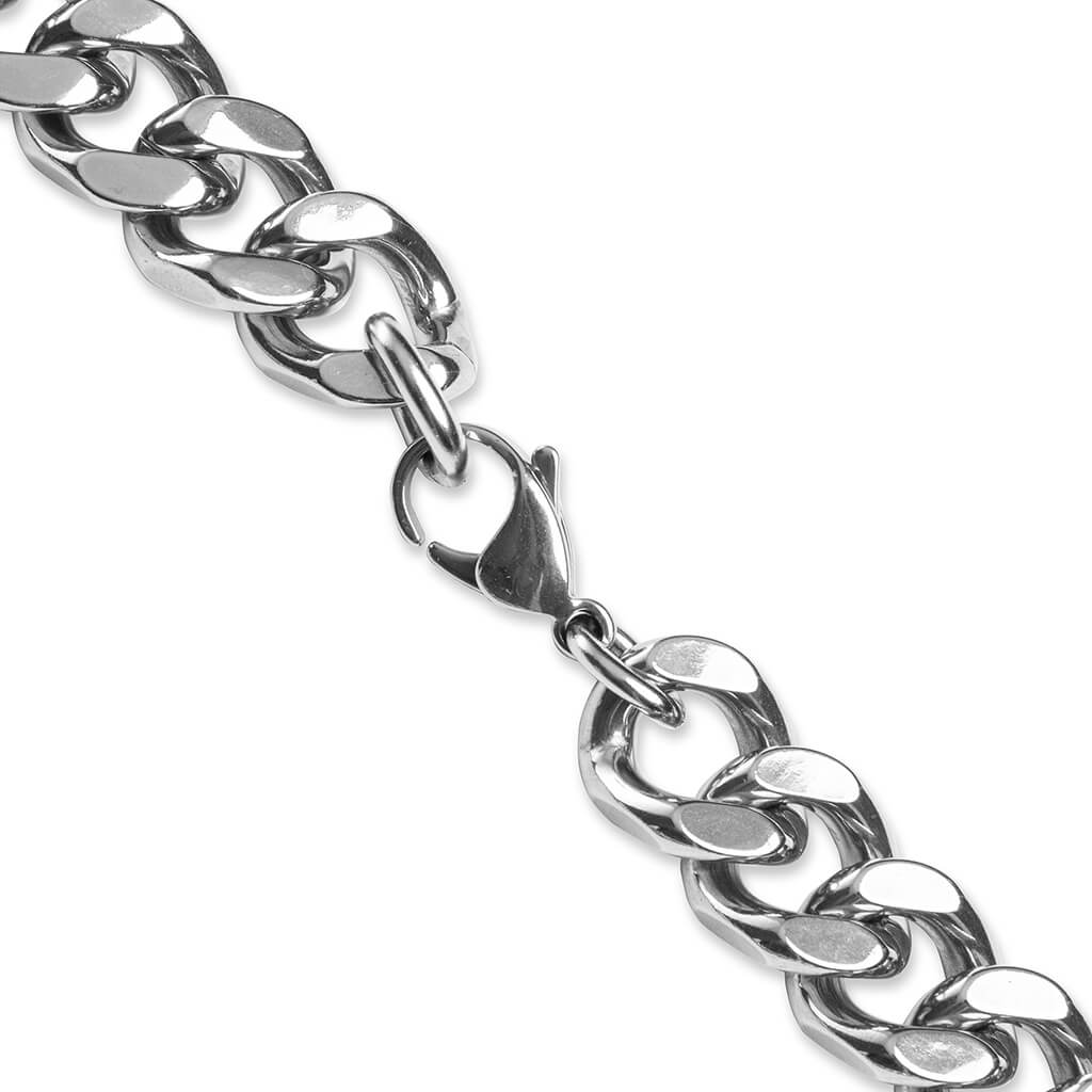17" XL Cuban Necklace - Silver