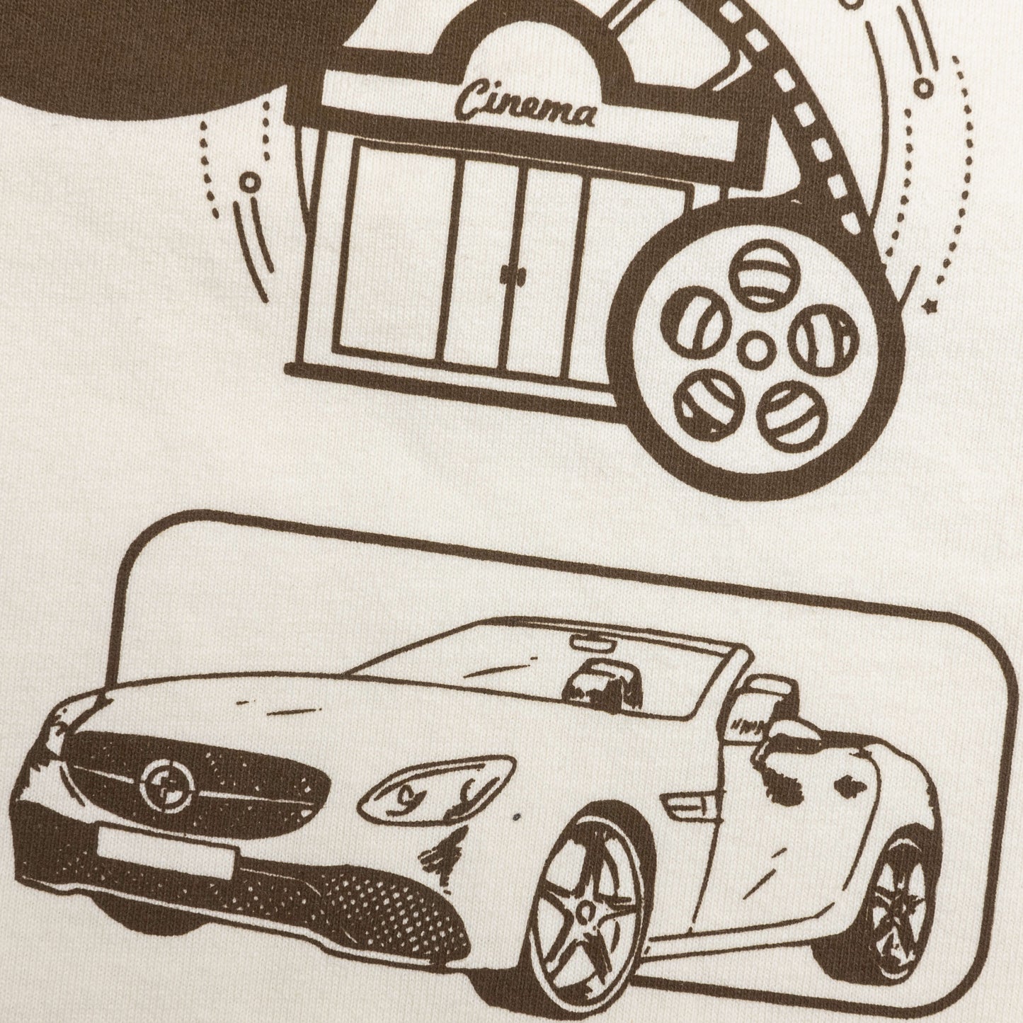 Lux Ad Tee - Cannoli Cream