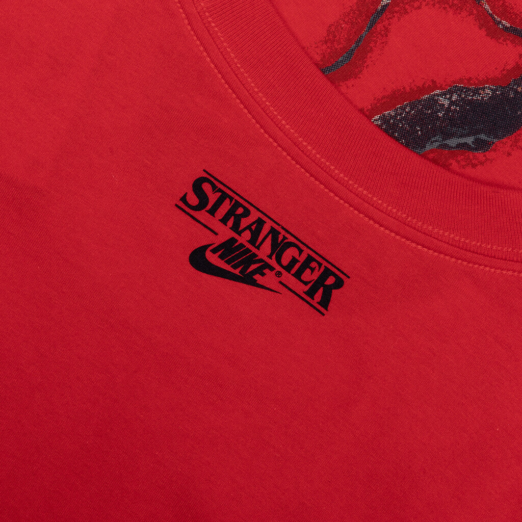Nike x Stranger Things Max90 Tee - University Red/Black