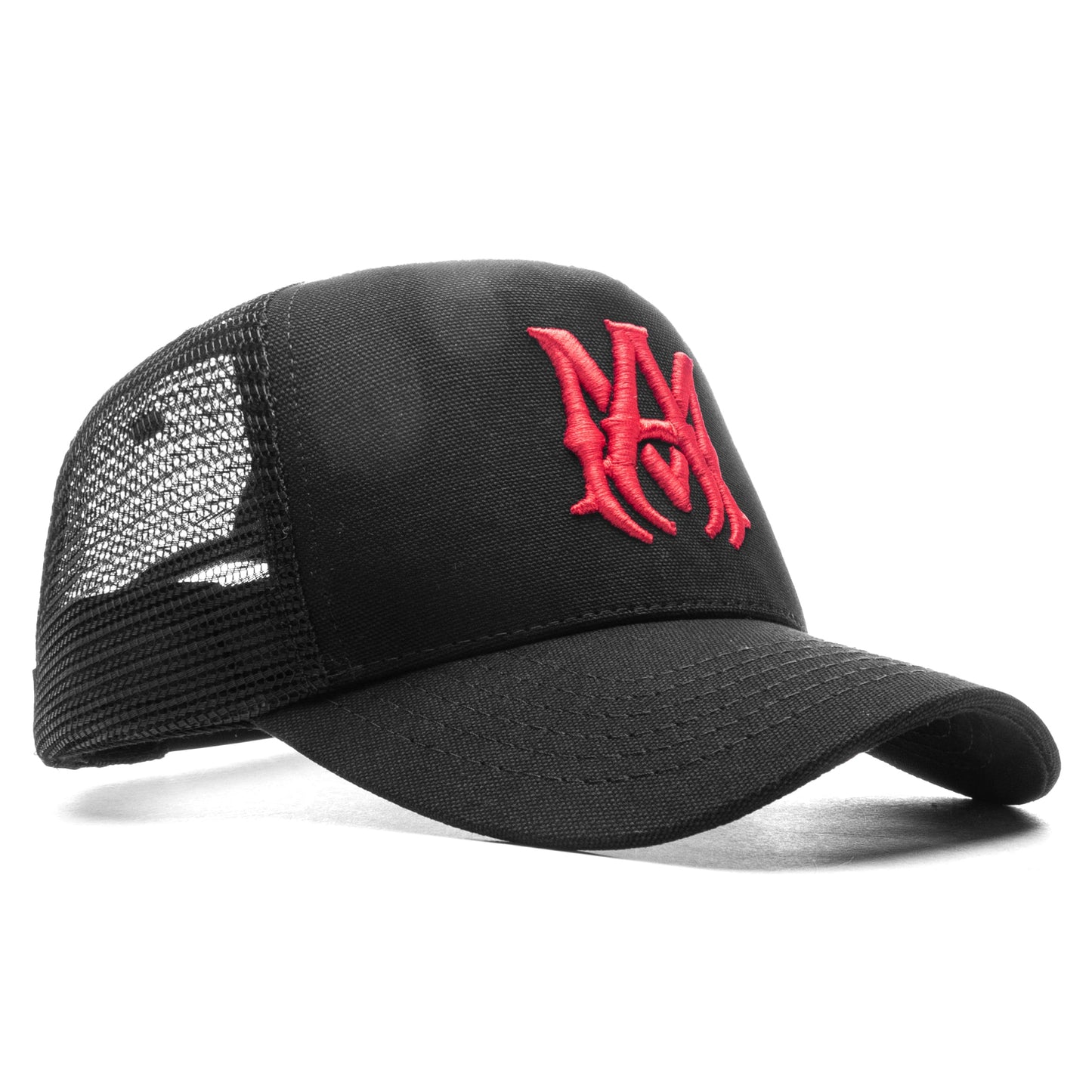 MA Logo Trucker Hat - Black/Red