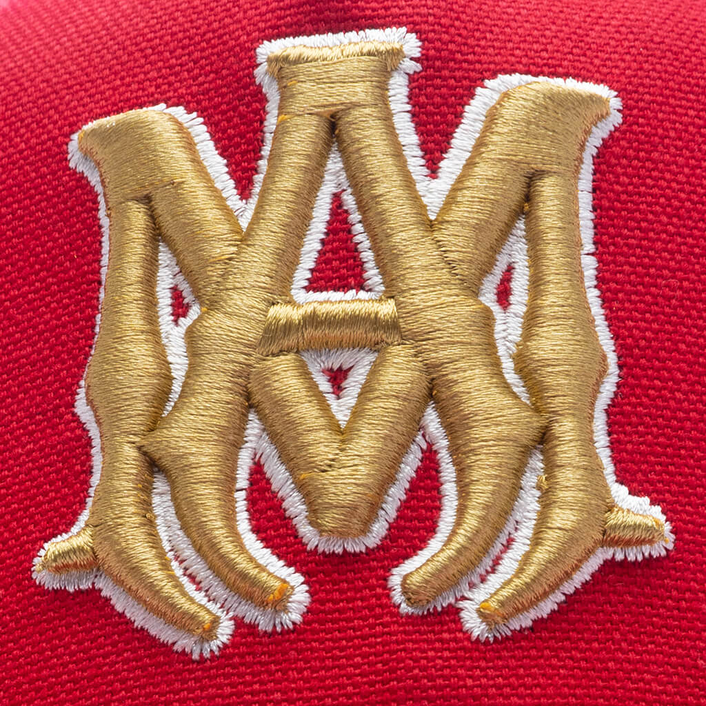 MA Outline Canvas Hat - Varsity Red