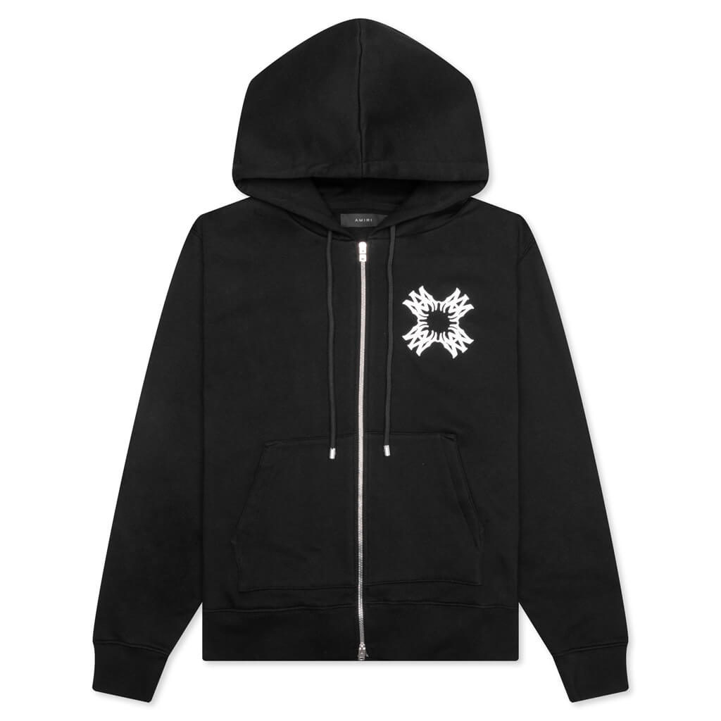 MA Quad Zip Up Hoodie - Black