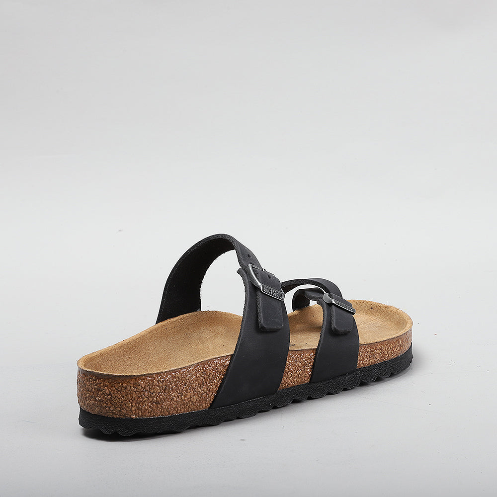 BIRKENSTOCK - MAYARI 171481 - BLACK OILED LEATHER