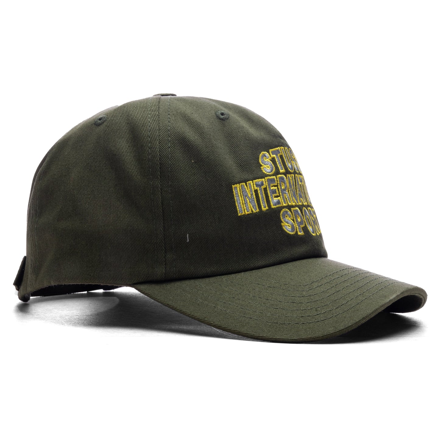 Mid International Sport Strapback Cap - Dark Olive