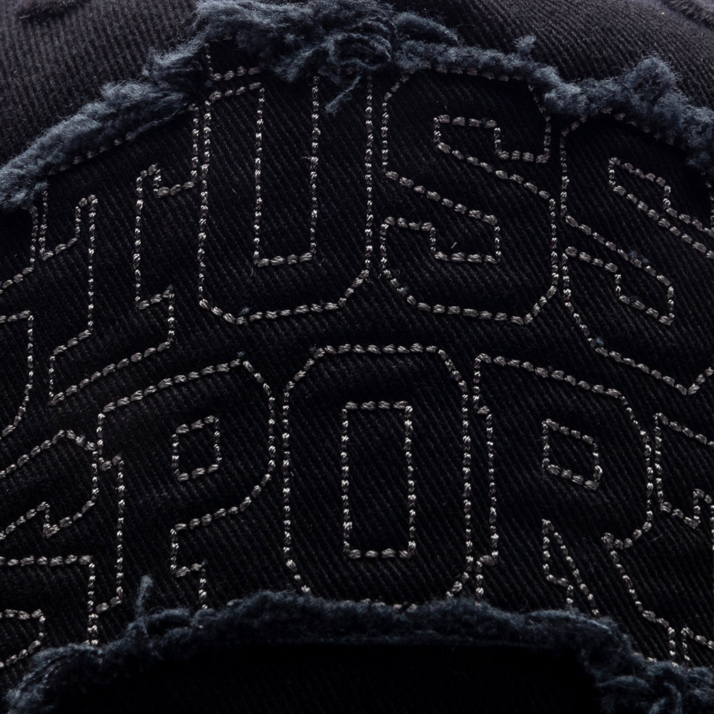 Mid Sport Patch Applique Cap - Shadow Black