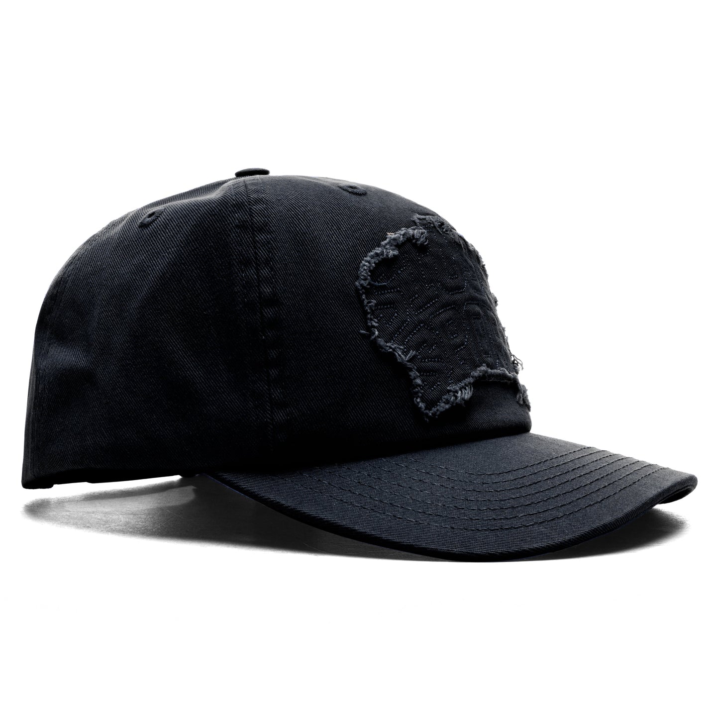 Mid Sport Patch Applique Cap - Shadow Black