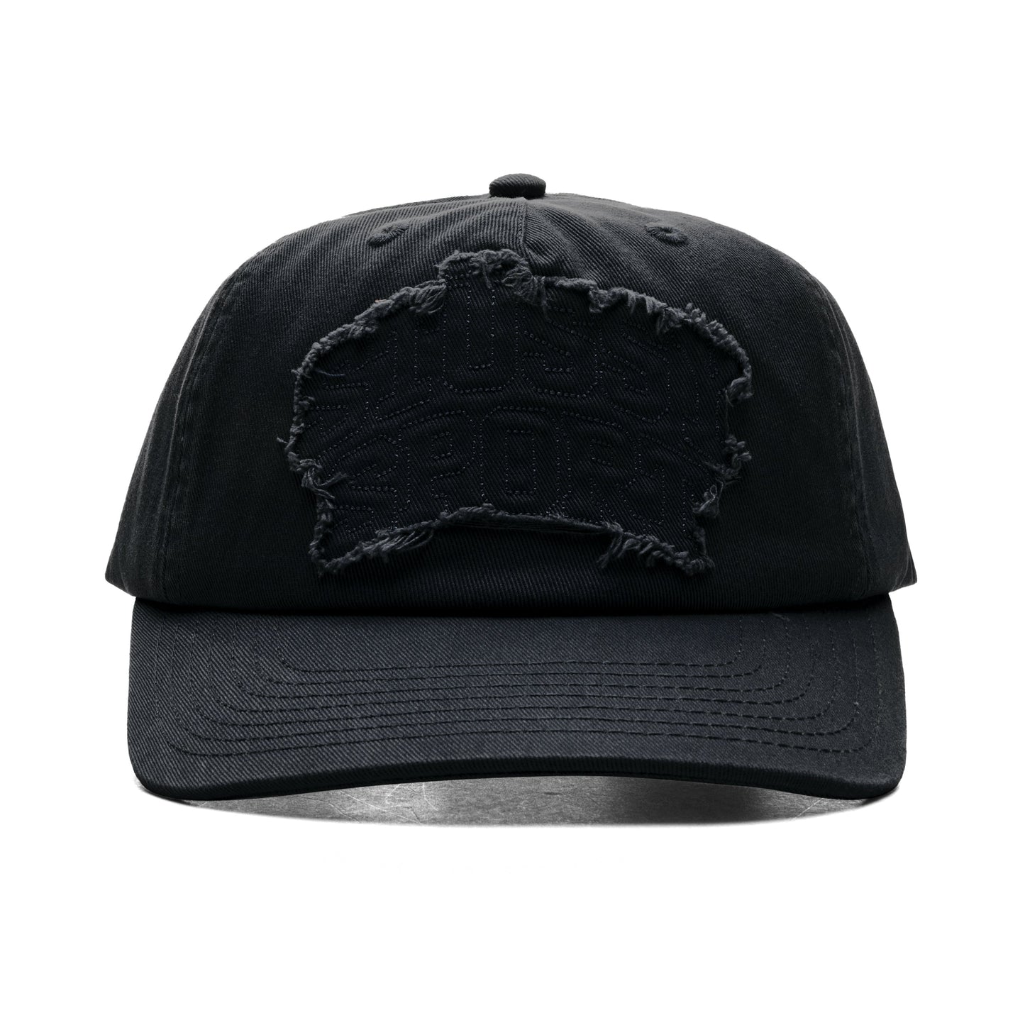 Mid Sport Patch Applique Cap - Shadow Black