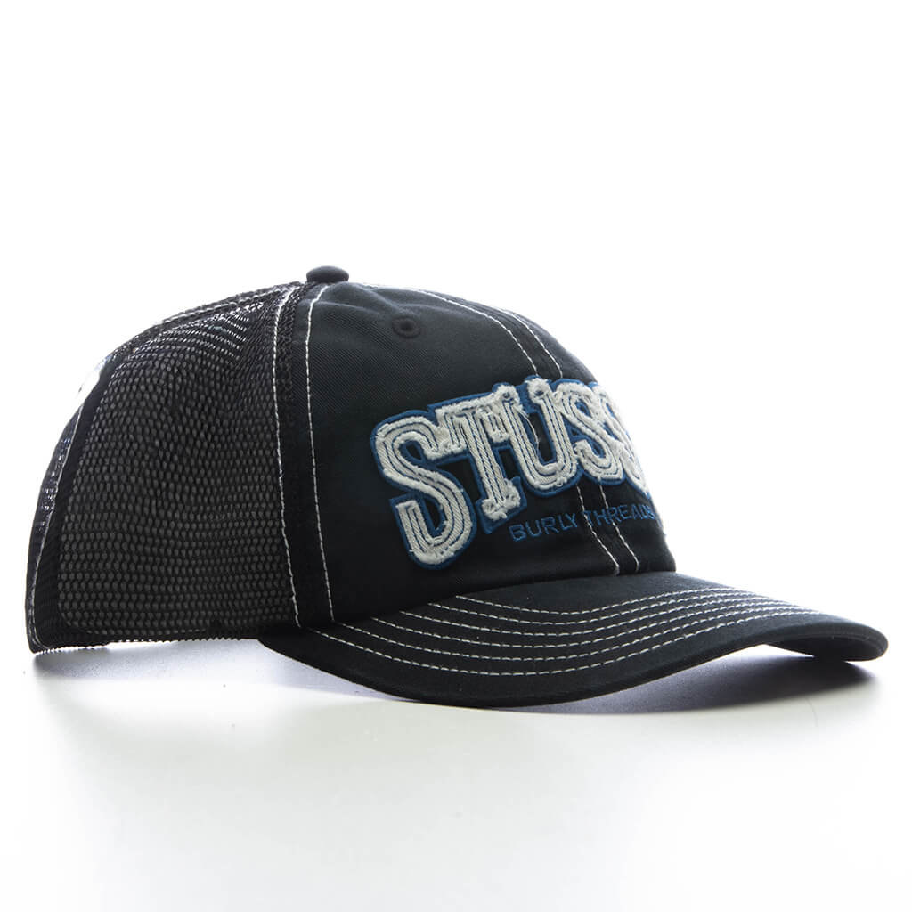 MD Burly Threads Trucker - Black