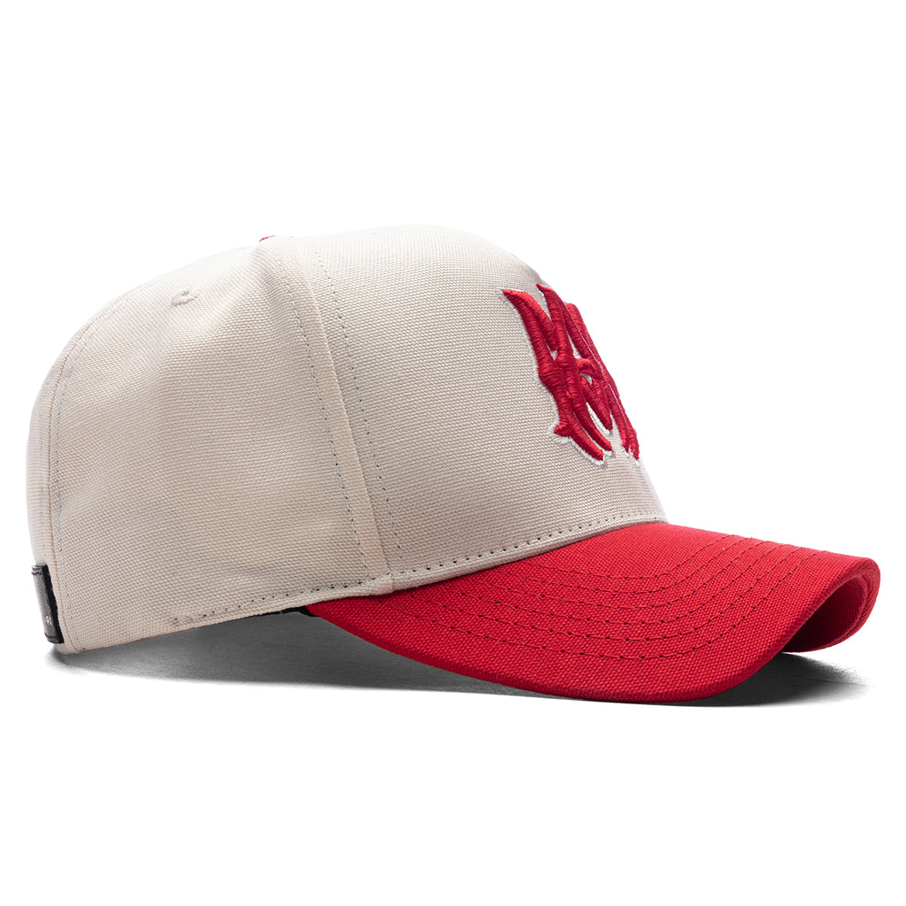 Ma Canvas Hat - Alabaster/Red