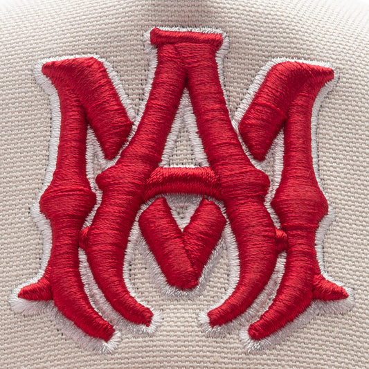 Ma Canvas Hat - Alabaster/Red