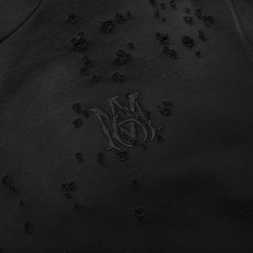 Ma Shotgun Embroidered Hoodie - Black