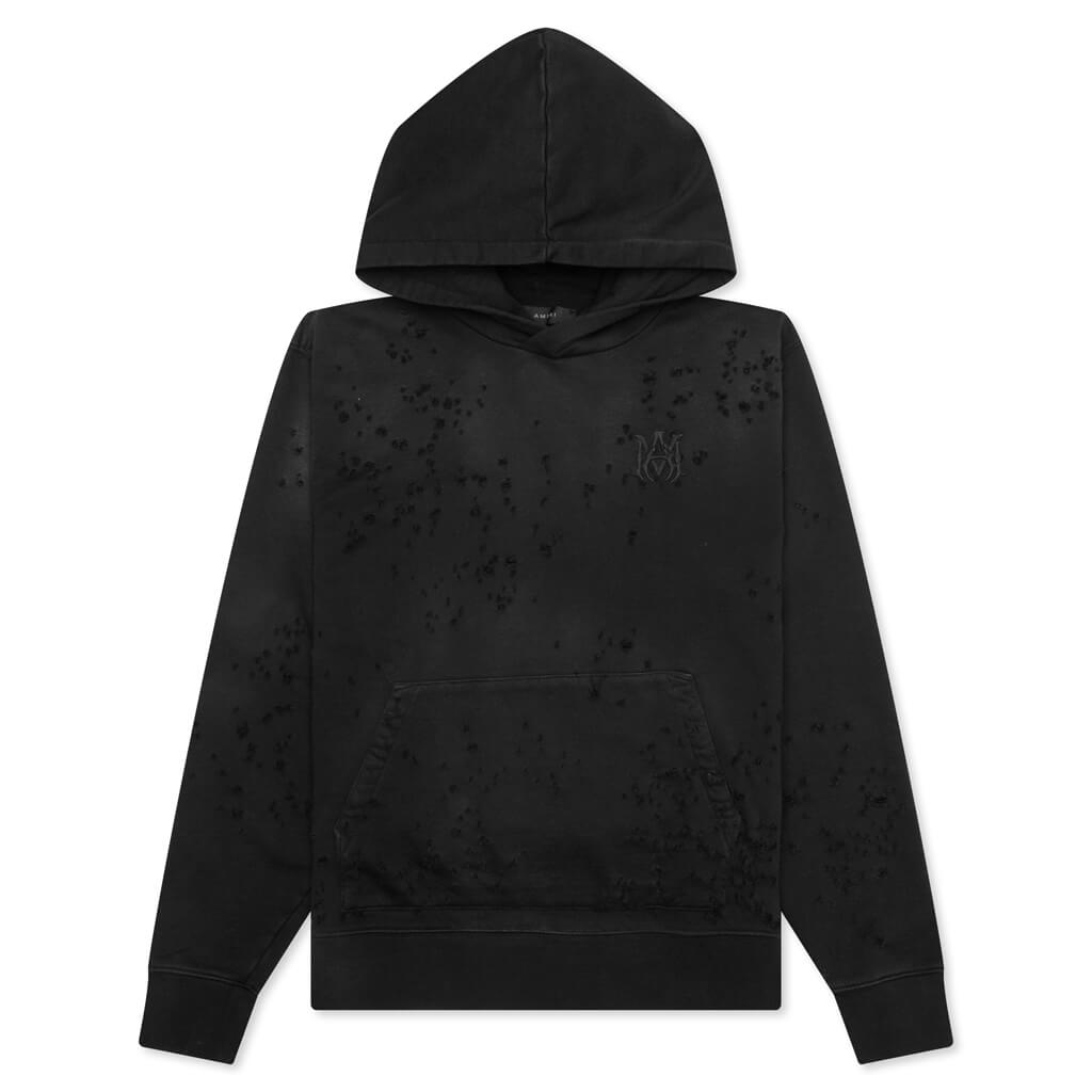 Ma Shotgun Embroidered Hoodie - Black