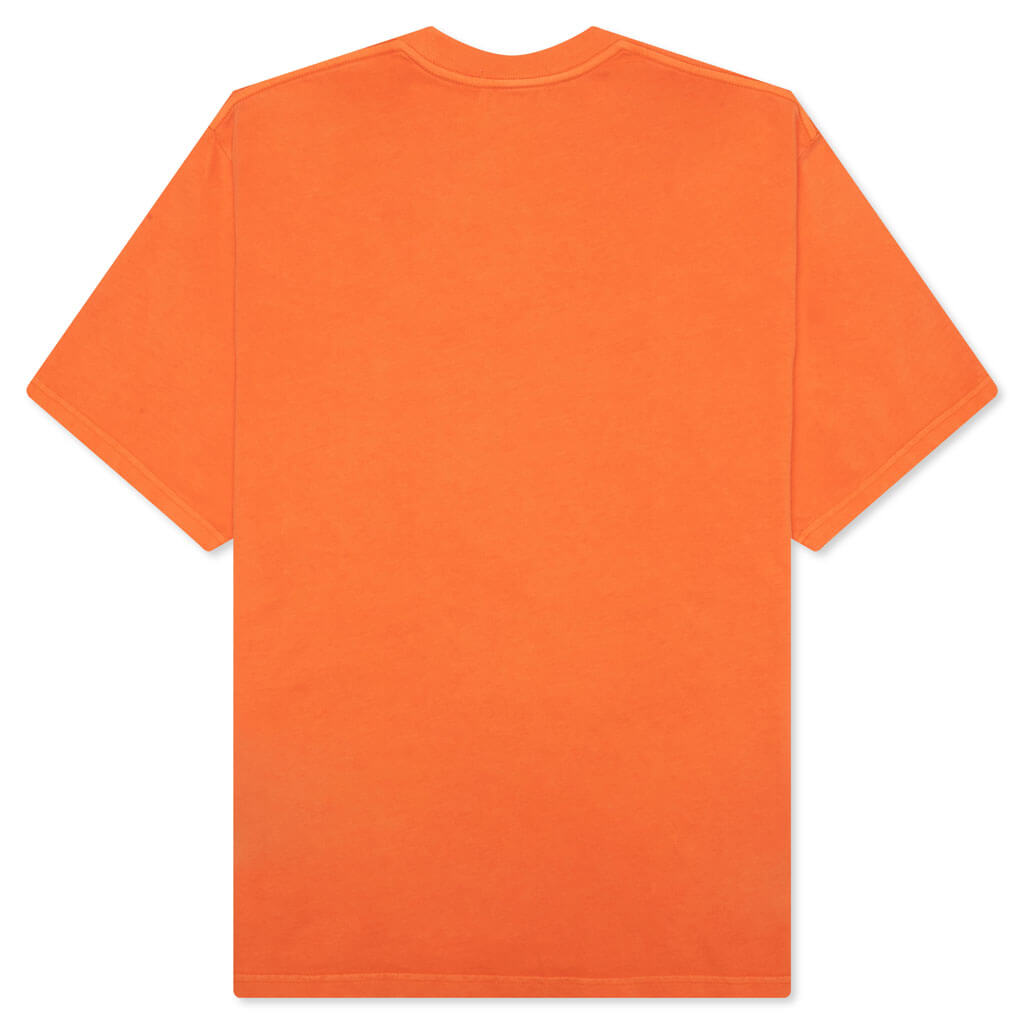 Mad College Garment Dyed Relaxed Fit Tee - Orange