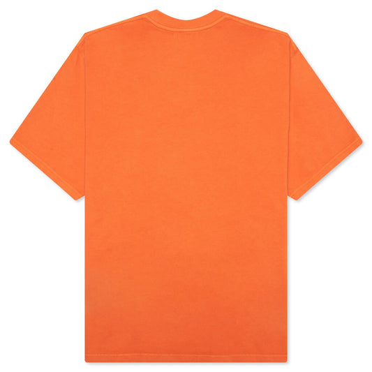 Mad College Garment Dyed Relaxed Fit Tee - Orange