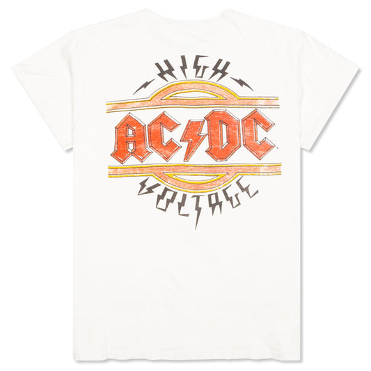 AC/DC High Voltage Tee - Off-White