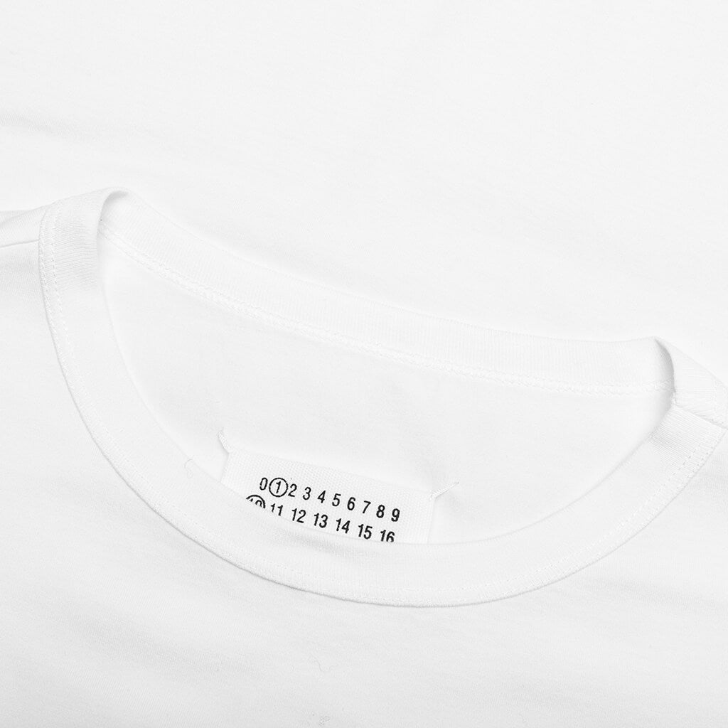 Numeric Logo Mako Cotton T-Shirt - White