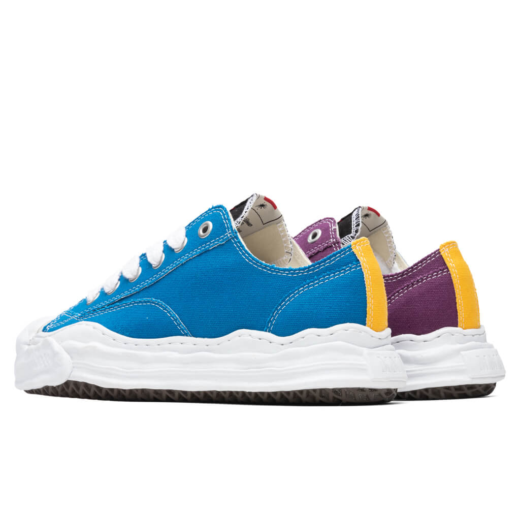 Hank Low OG Sole Toe Cap Canvas Sneaker - Blue/Purple