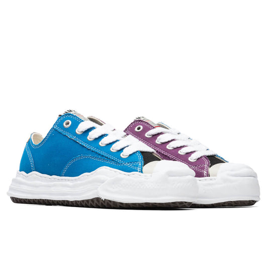 Hank Low OG Sole Toe Cap Canvas Sneaker - Blue/Purple