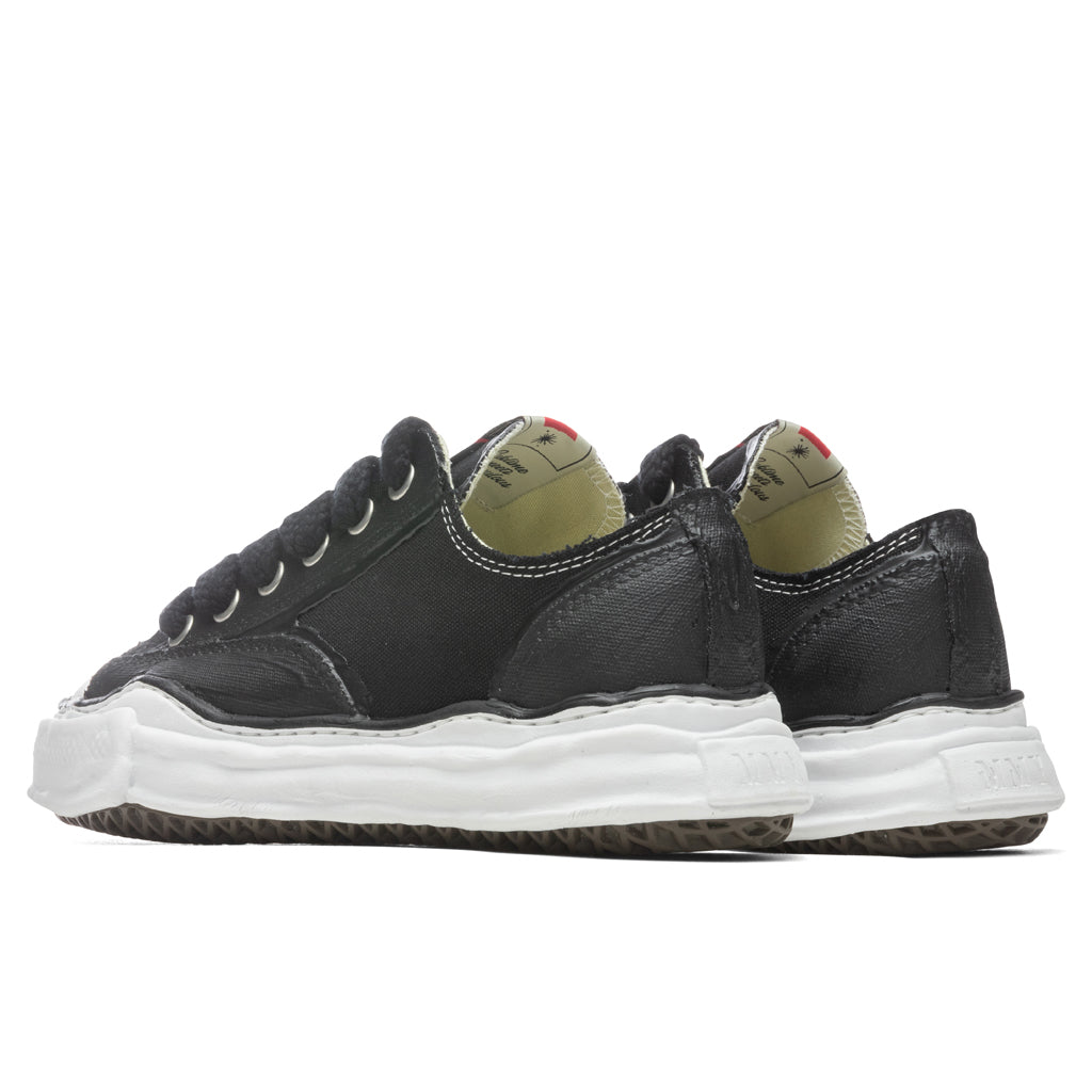 Peterson Low OG Sole Rubber Painted Canvas Sneaker - Black