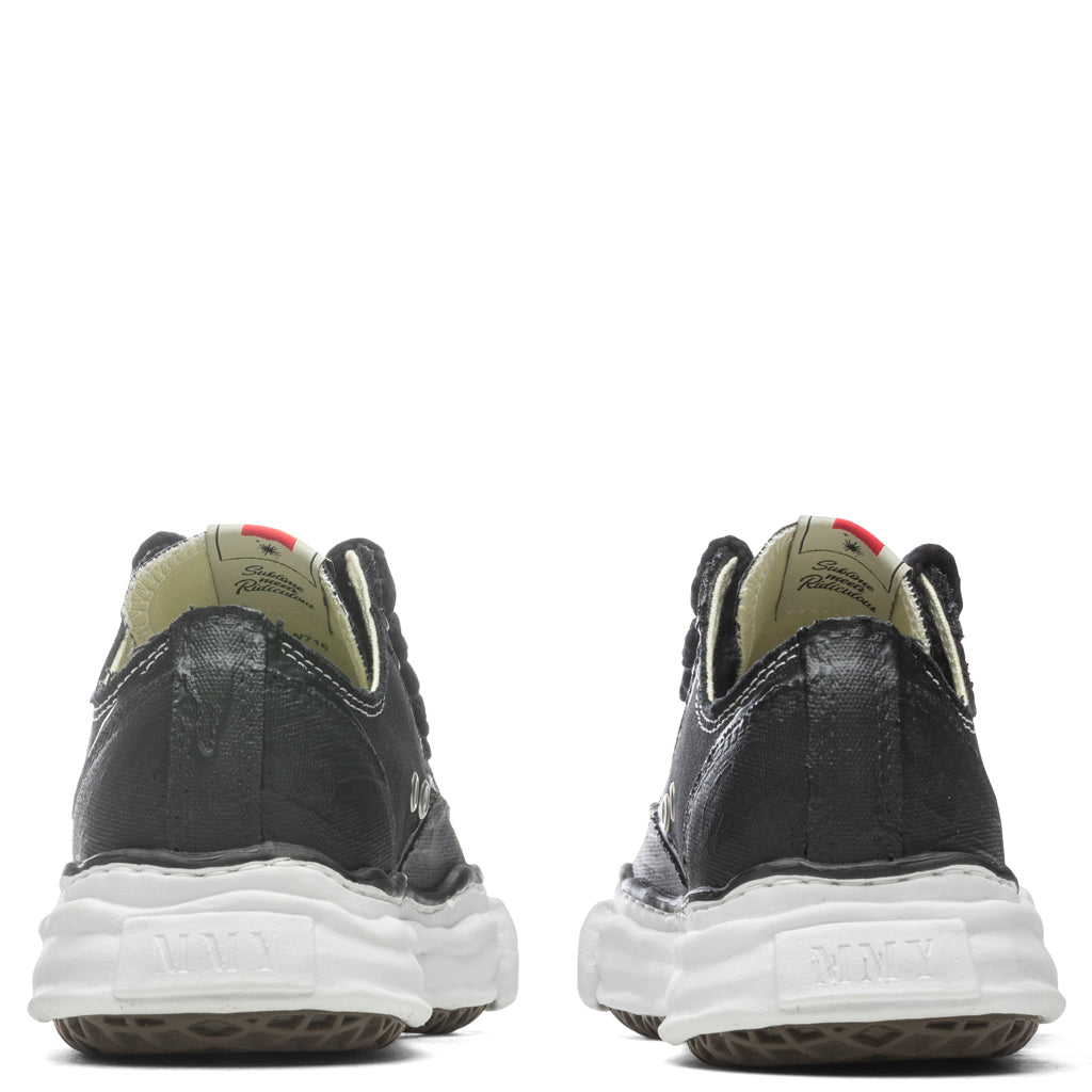 Peterson Low OG Sole Rubber Painted Canvas Sneaker - Black