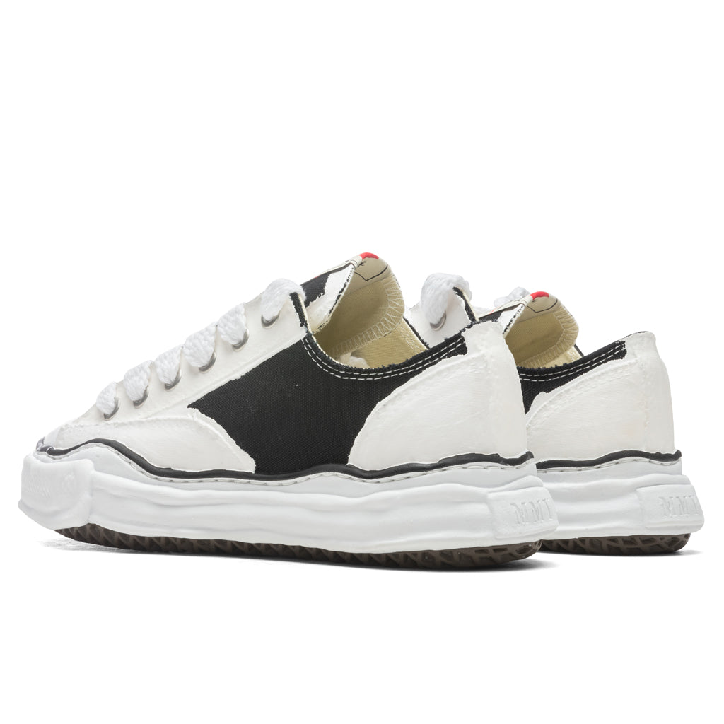 Peterson Low OG Sole Rubber Painted Canvas Sneaker - Black/White
